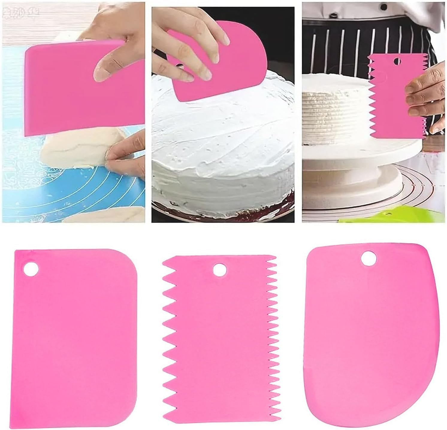 536PCS Cake Decorating Kit Baking Supplies with 3 Springform Pans Set, 60 Piping Tips, Cake Rotating Turntable, Spatulas, Fondant Tools and More, Cake Baking Supplies Set for Beginners and Cake Lovers image number 2