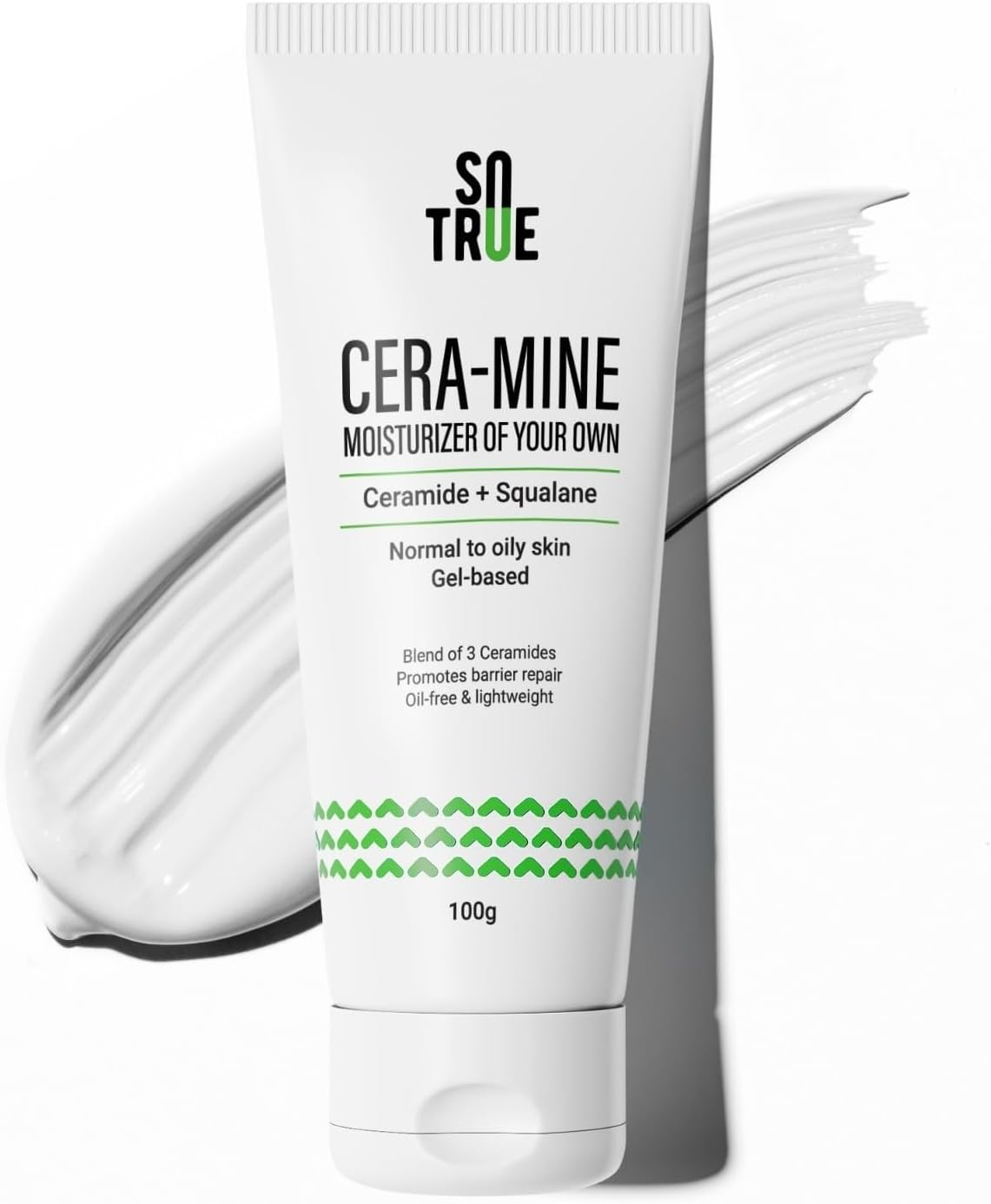 Sotrue Ceramide Gel Face Moisturizer for Oily & Acne Prone Skin | Oil-Free Gel Moisturizer with Squalene |Fast Absorbing for Women & Men | 100G image number 1