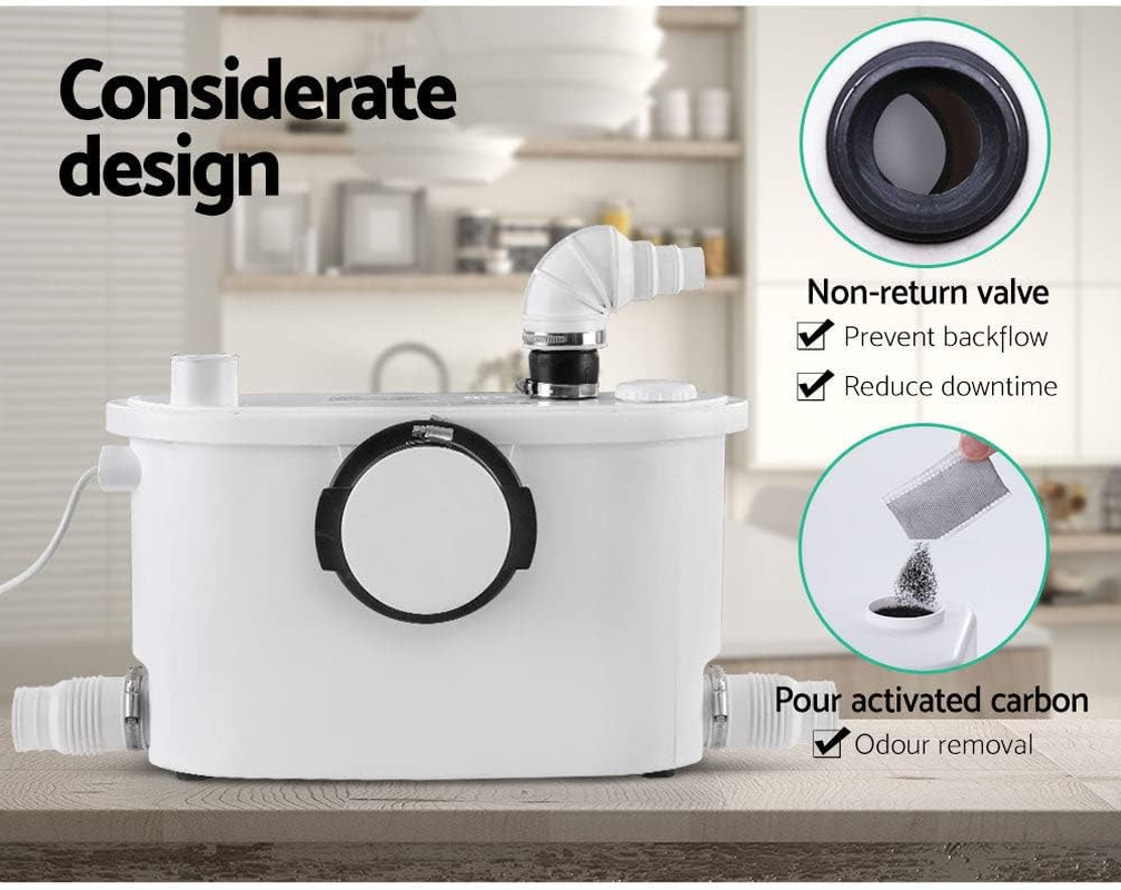 GIANTZ Macerator Sewerage Pump Waste Toilet Sewage Water Disposal Marine Clean image number 1