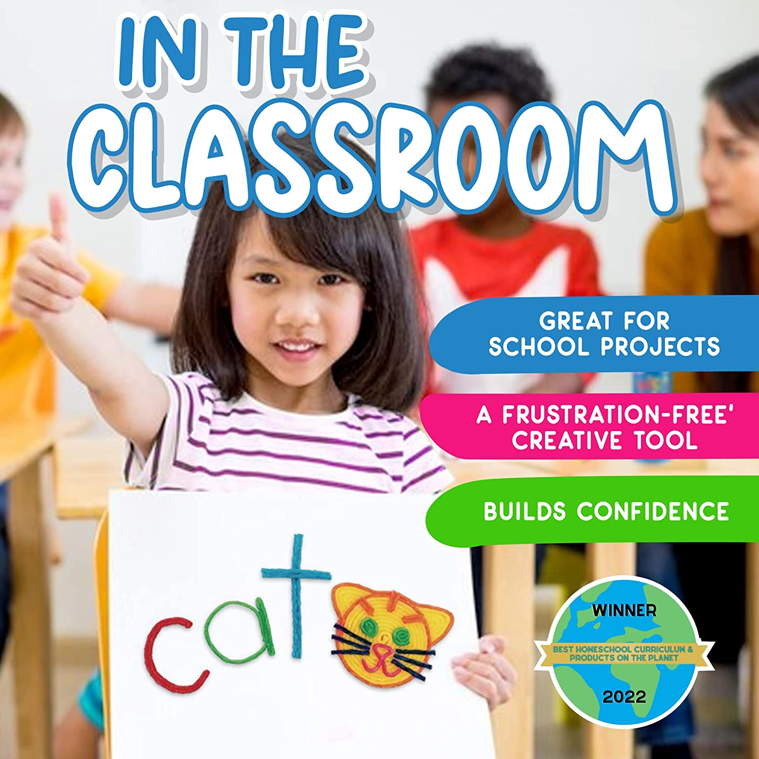 Wikki Stix Art and Craft Wikki Stix, Assorted Package - Primary Colors image number 3