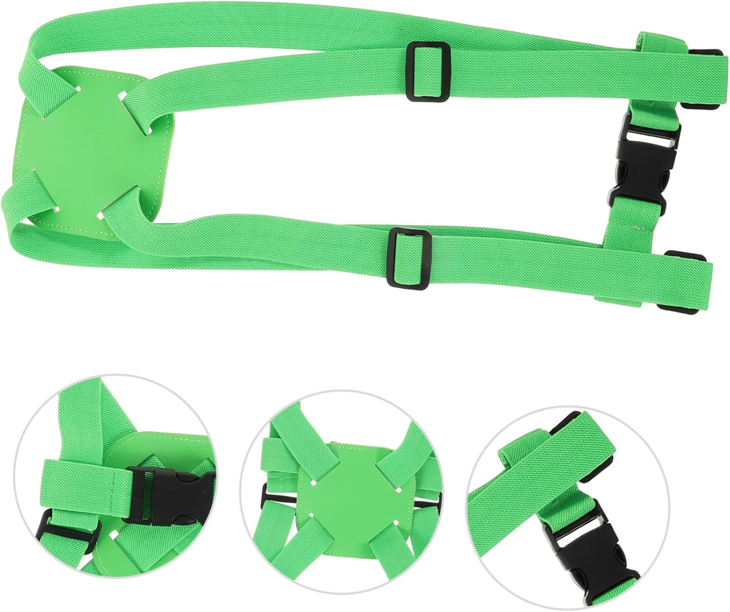 KOMBIUDA Luggage Belt Elastic Travel Strap Suitcase Connector Straps for Easy Identification Security Durable Cross Buckle Design for Peace of Mind during Journeys Lightweight Convenient image number 5