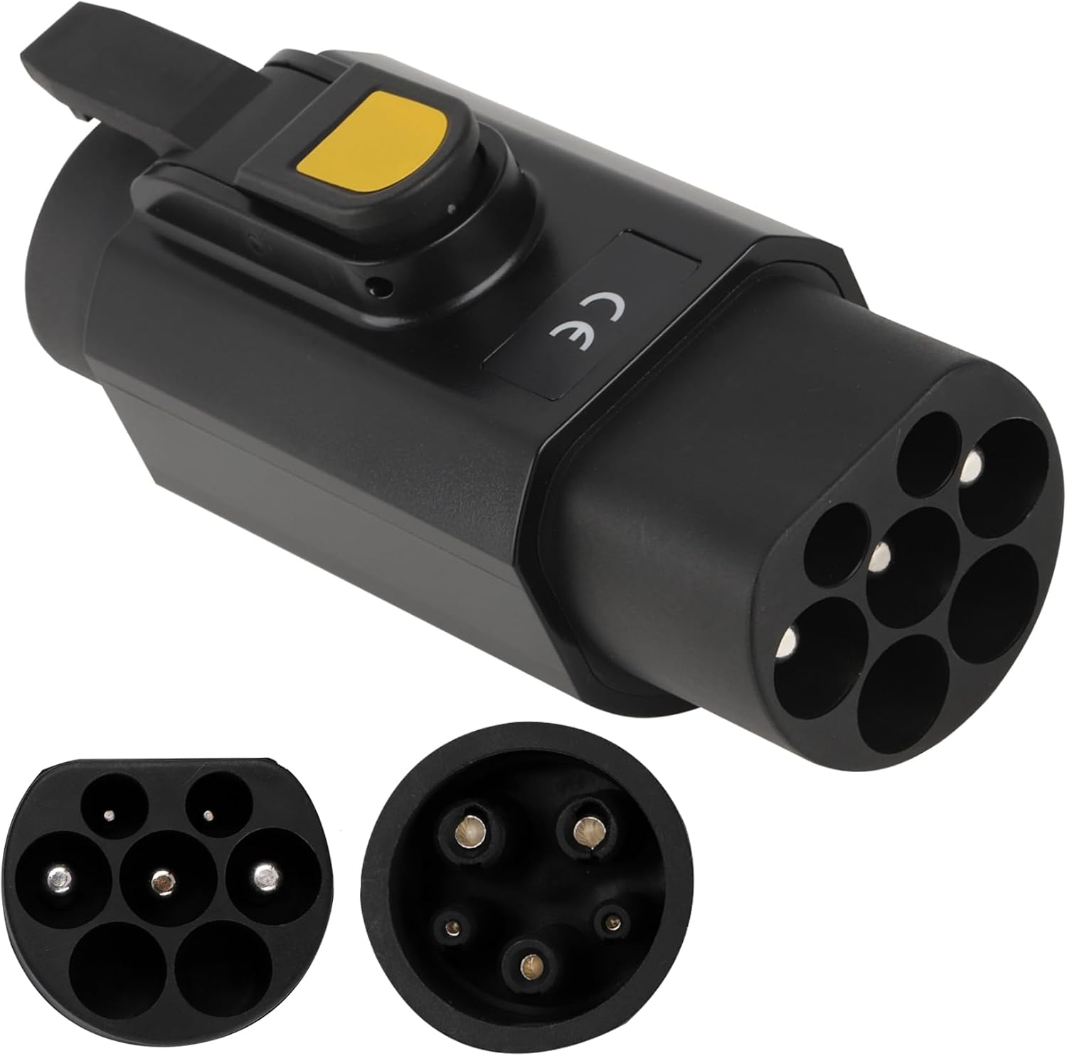 Jiacheng Type 2 to Type 1 EV Adapter (Male to Female), 32A EV Charging Cable Adapter Charger IEC 62196 to SAE J1772 for Electric Vehicles Converter Car Charger Adapter image number 4