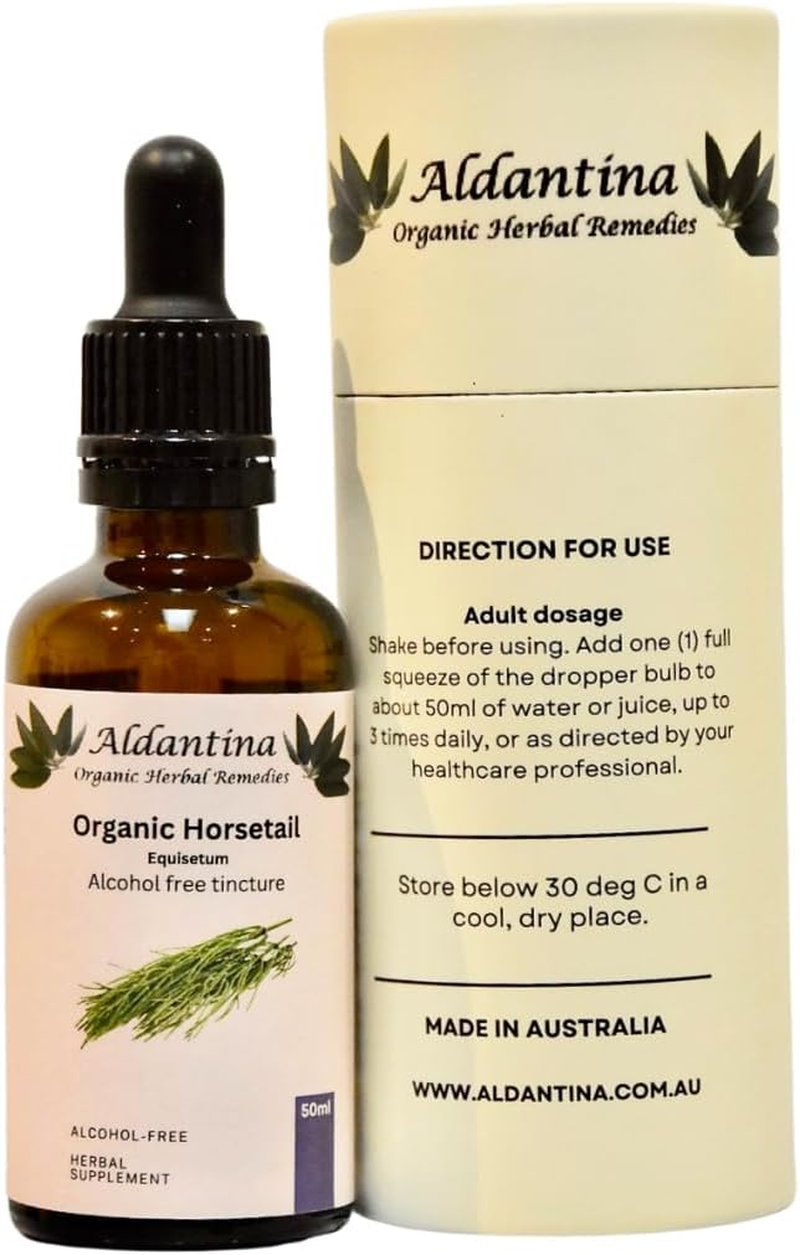 Organic Horsetail (Equisetum Arvense) Tincture/Extract, Australian Made, Alcohol-Free (50Ml) image number 2