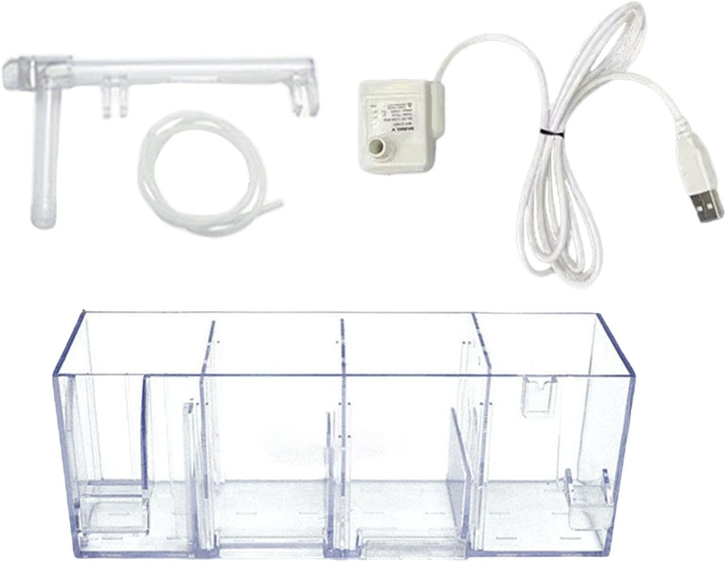 Fenteer Fish Tank External Filter Box, Water Purifier,Easy to Install, Drip Flow Box,Filtration System Aquarium Hang on Back Filter, B