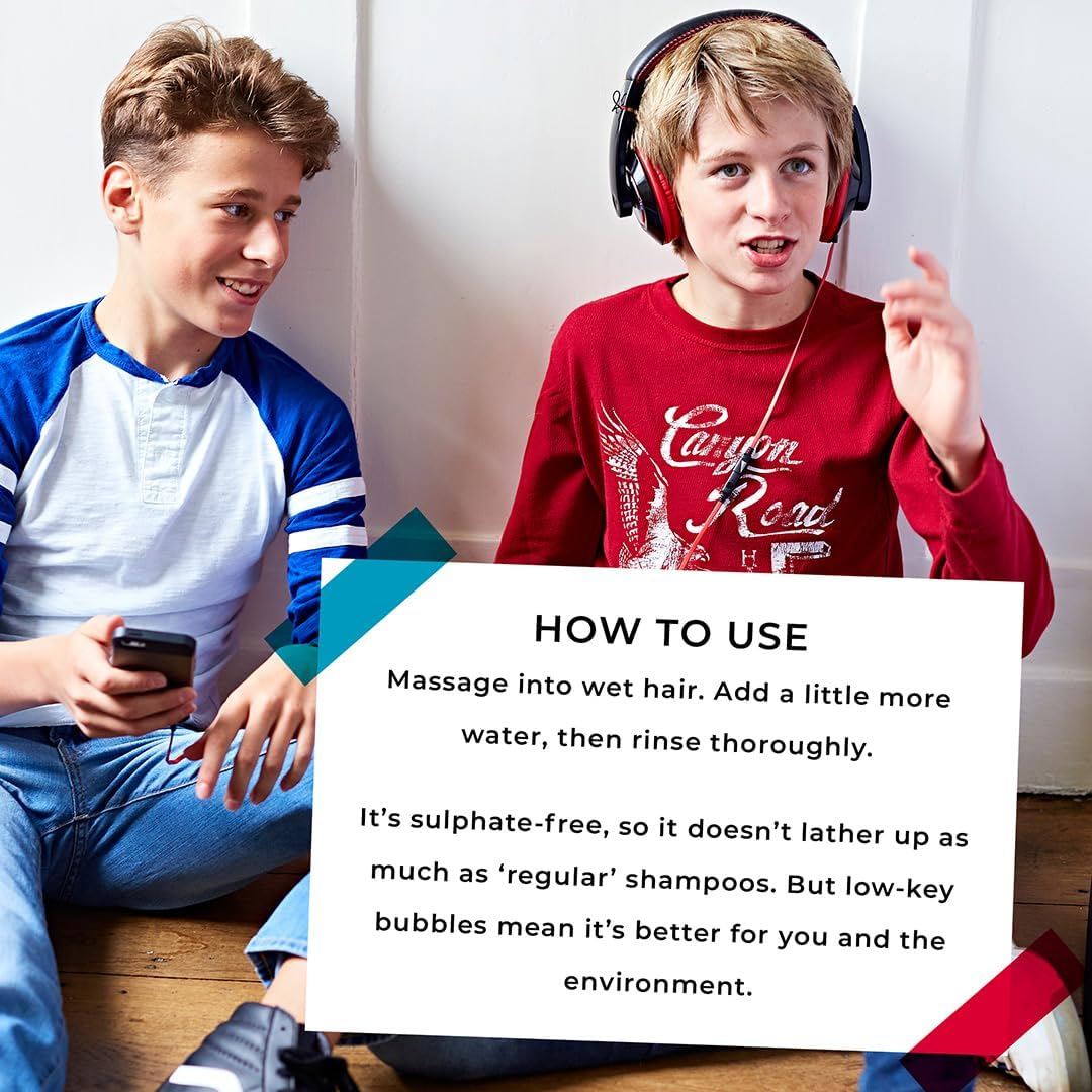 Spots & Stripes - Clean Team Shampoo & Body Wash for Boys, Multi-Tasking Kids Body Wash Leaves Skin and Hair Clean, Balanced and Smelling Great. Sulphate Free (250Ml) image number 3