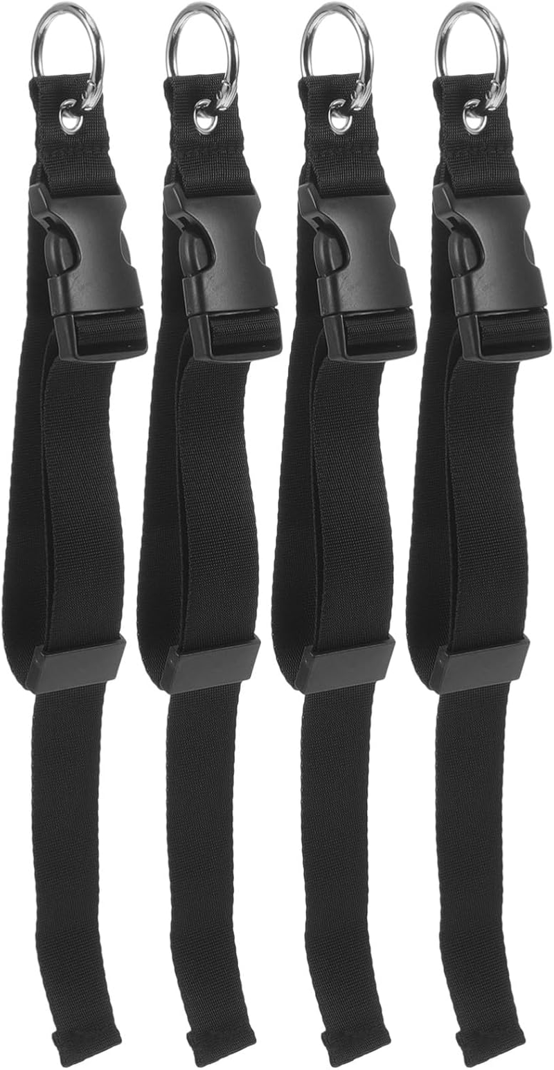 CATIEBYE 4Pcs Adjustable Luggage Straps for Suitcases High-Strength Elastic Travel Belts Buckle Secure Straps for Garment Bag Backpack image number 3