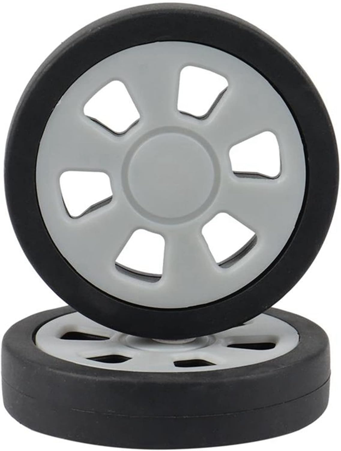 40X Luggage Accessories Wheels Aircraft Suitcase Pulley Rollers Mute Wheel Wear- Parts Repair 55X12Mm image number 5