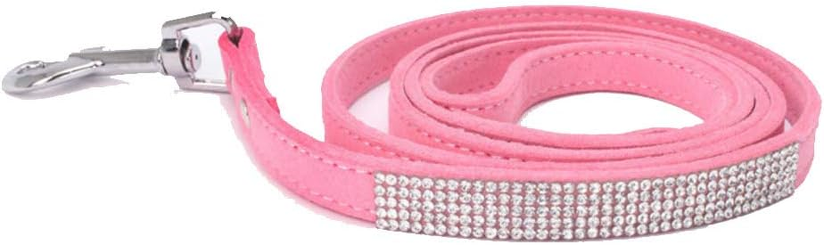 ETOPARS Crystal Diamond Cat & Dog Collar Leash Set, Dazzling Rhinestone Collar & Harness for Small & Medium Dogs image number 5