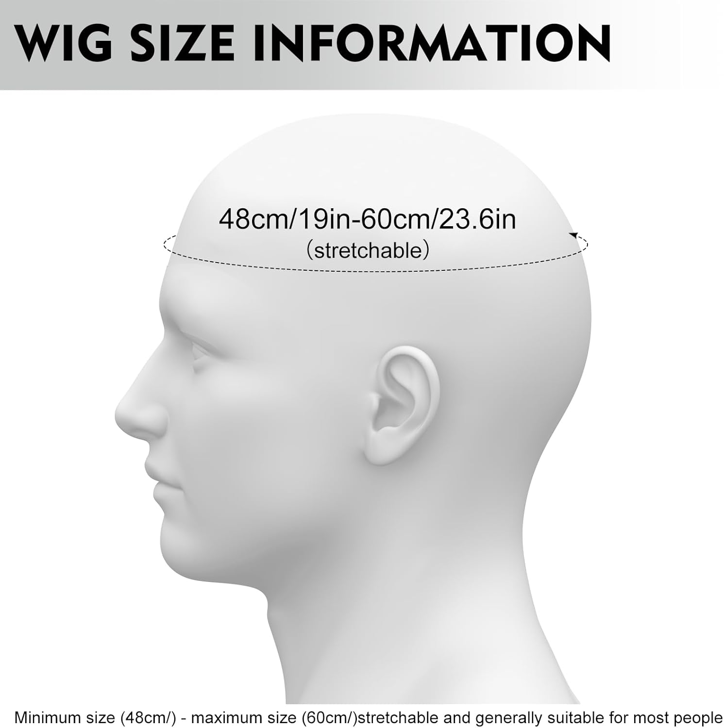 Black Old Men Bald Wig Old Man Grandpa Balding Cap with Hair on Sides Fluffy Head over Wig Short Curly Bald Head Costume Wigs Party Supplies - Black image number 4