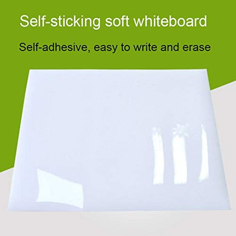 Magic Chart Whiteboard Sticker Self Adhesive Large White Board Paper Wallpaper Magic Sheet Sticky Roll for Wall Paint Planner Decal Film Vinyl Chalkboard for School Office Home image number 1
