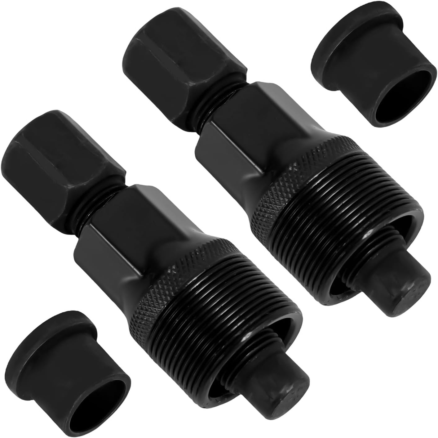 Gosknor 2 Sets Bicycle Crank Puller, Crank Arm Puller Bike Crank Removal Tool Crank Remover for Bicycle Repair & Maintenance (Black) image number 4