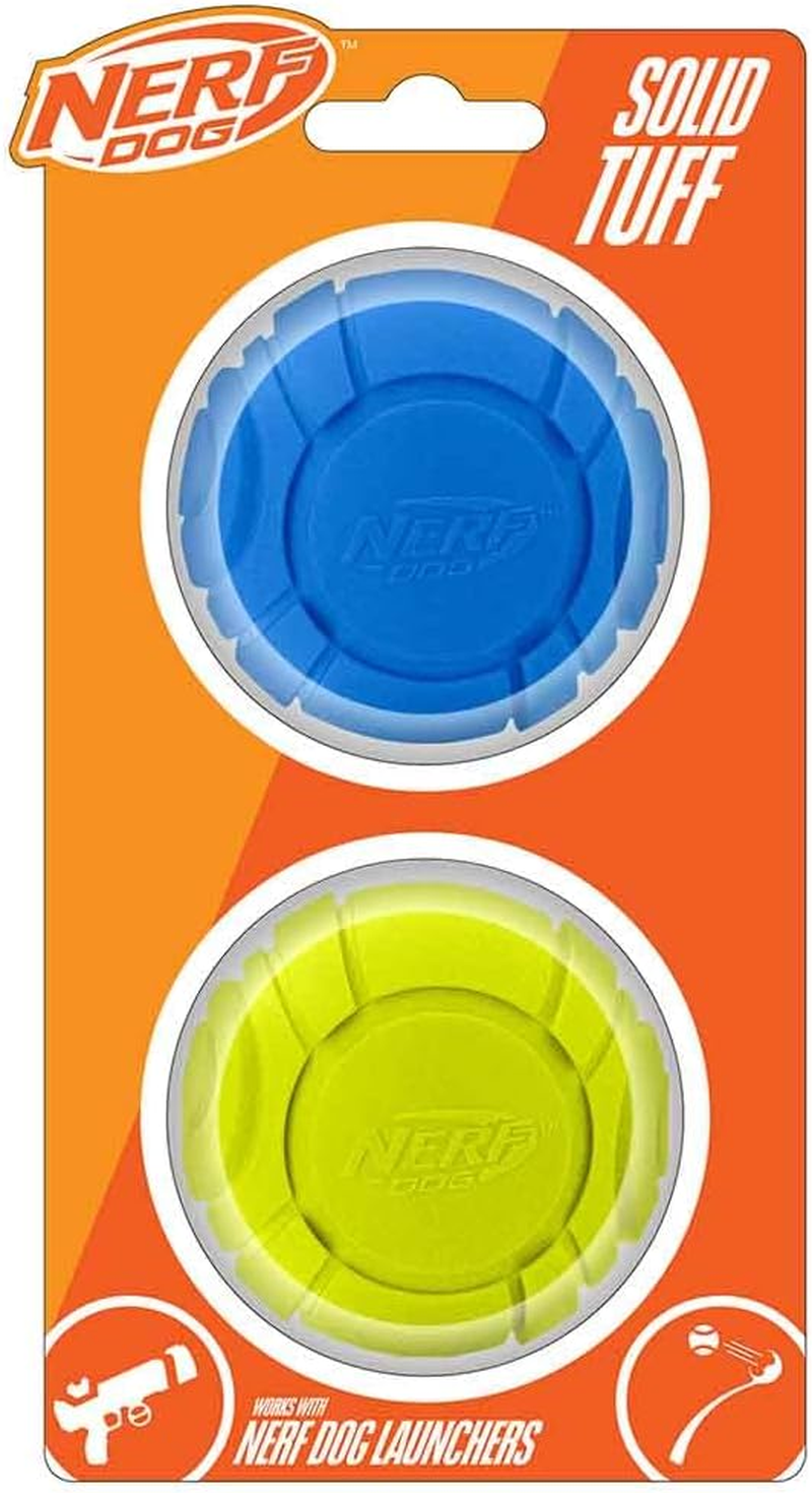 Nerf Dog 2.5In Solid Foam Sonic Ball 2 Pack - Green & Orange