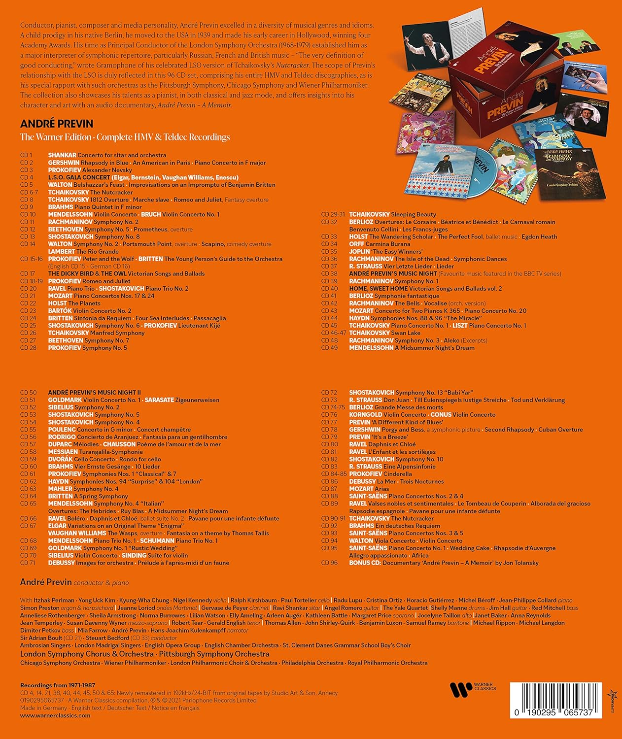 Complete Warner Recordings (95Cd) image number 2