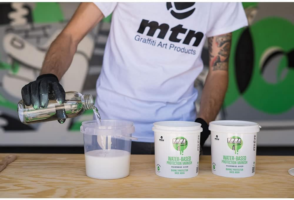 Water Based Mural Protection Varnish - 1L - Gloss Finish image number 1