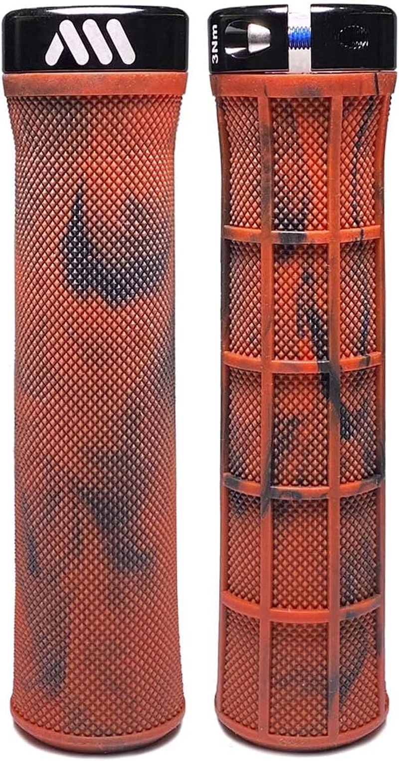 All Mountain Style AMS Berm Grips - Lock-On Tapered Diameter, Comfortable Grips