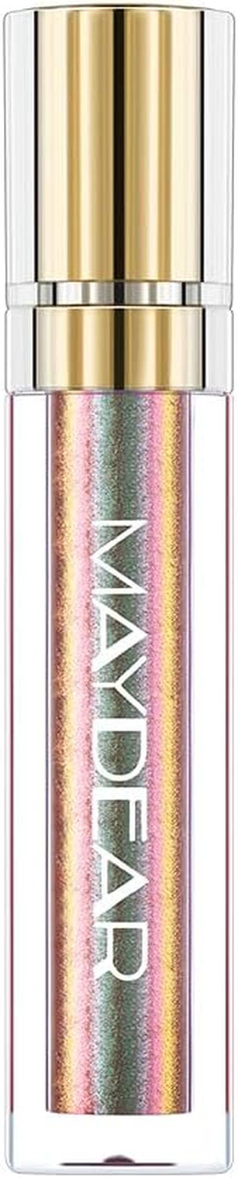 Maydear Chameleon Lipstick Durable Waterproof Colorful Diamond Shimmer Lip Gloss for Women Girls Makeup Set - 1 image number 6