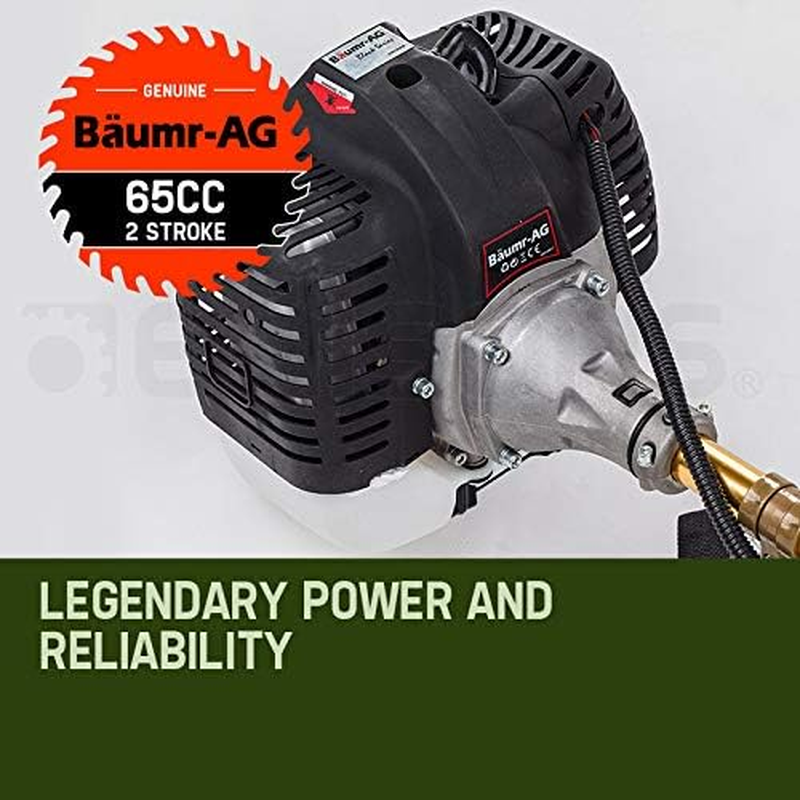 Baumr-Ag 65Cc Brushcutter Whipper Snipper Trimmer Brush Cutter Multi Pole Tool image number 6