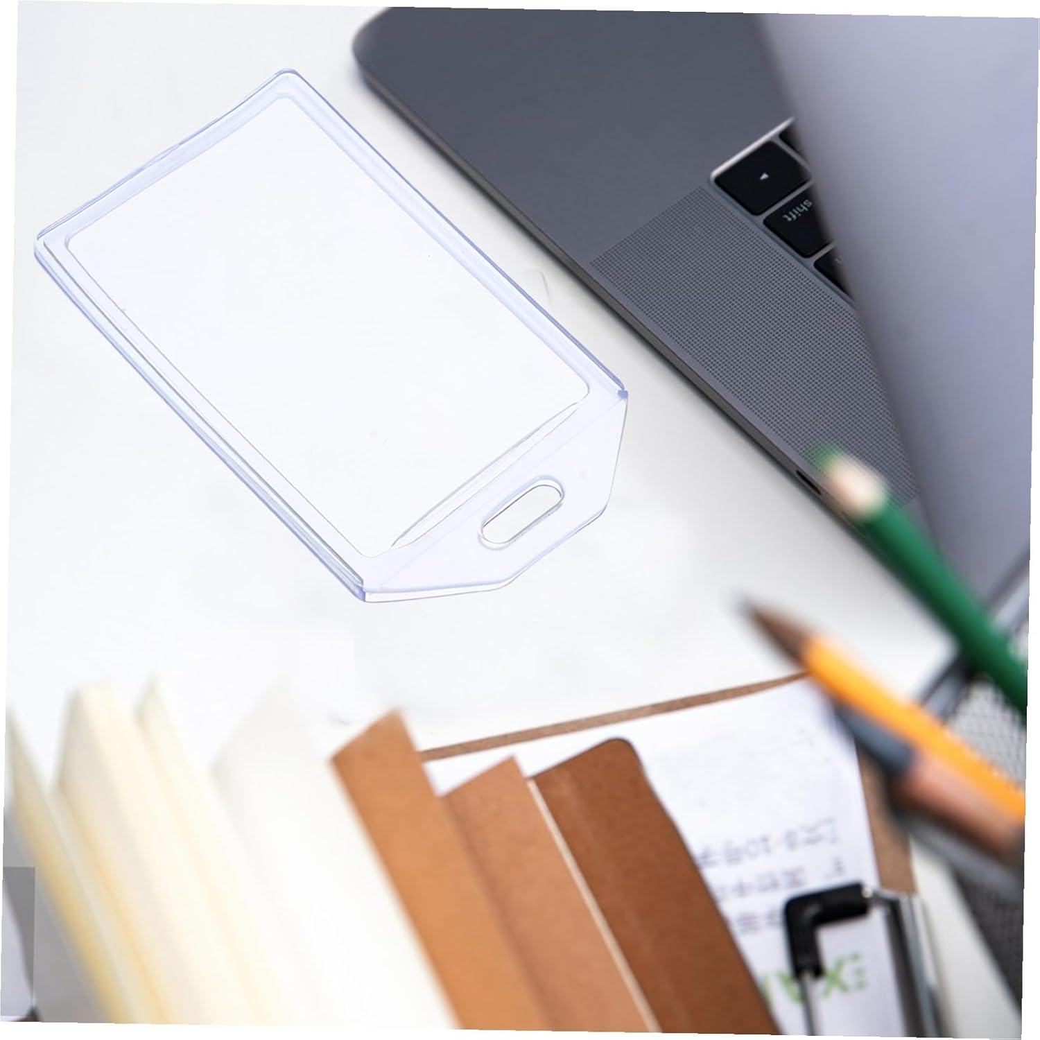 VILLCASE 10 Pcs Baggage Travel Tags Luggage Identifiers Suitcase Label Luggage Id Tags PVC Transparent image number 6