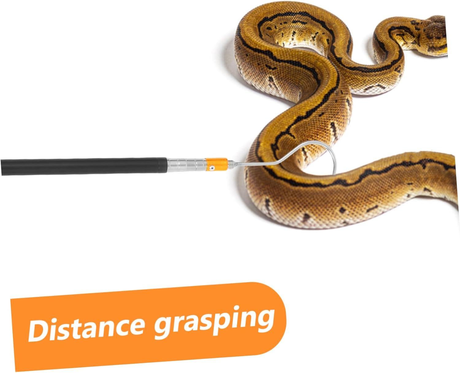 FONDOTIN Adjustable Stainless Steel Snake Hook Telescoping Tool for Safe Handling of Various Easy to Carry and Store for Snake Catchers and Enthusiasts image number 5