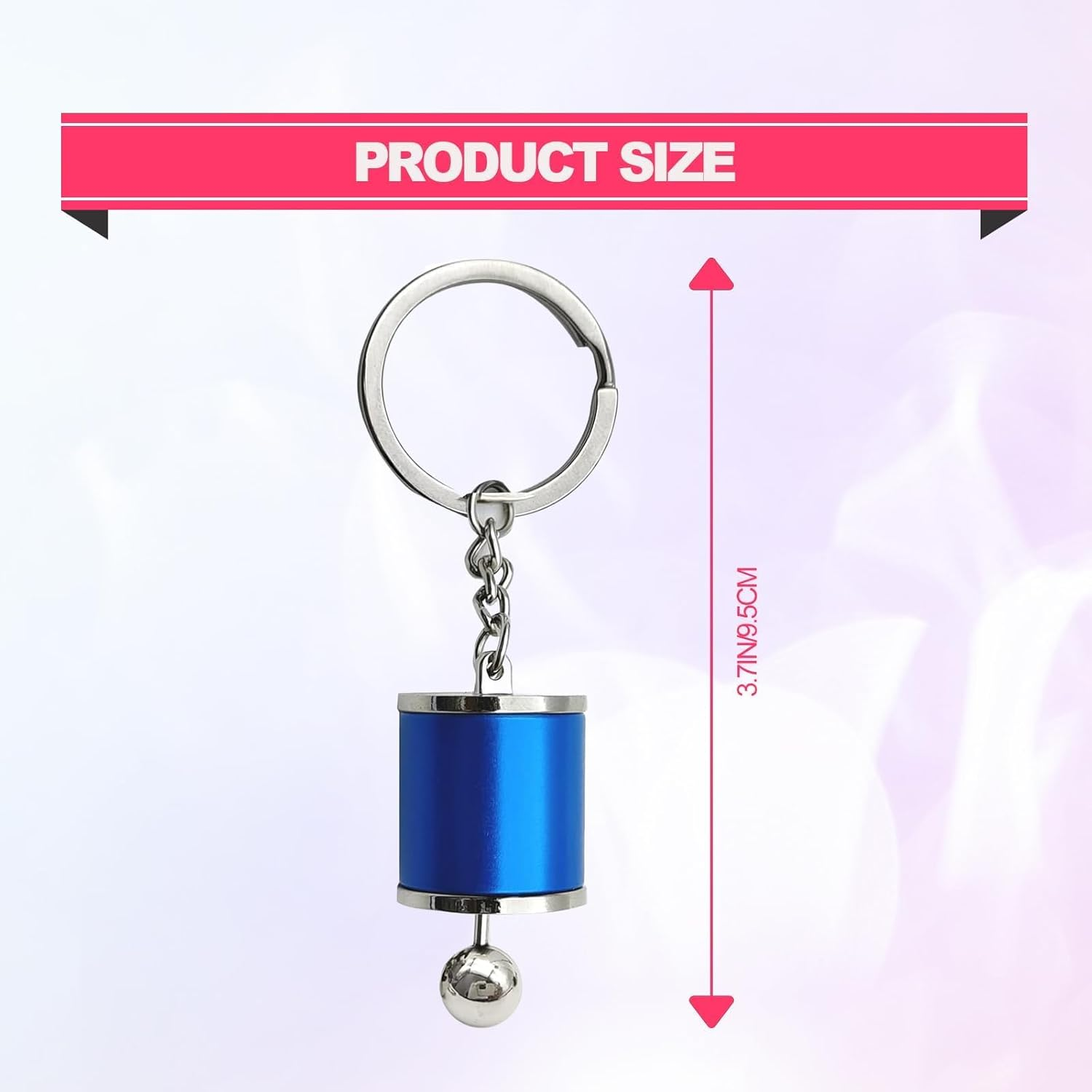 Box Keychain 6 Speed Manual Transmission Shift Lever Keyring Mini Car Gear Shift Stick Knob Keyring Manual Transmission Gearbox Key Chain Creative Car Key Fob Keychain Accessories