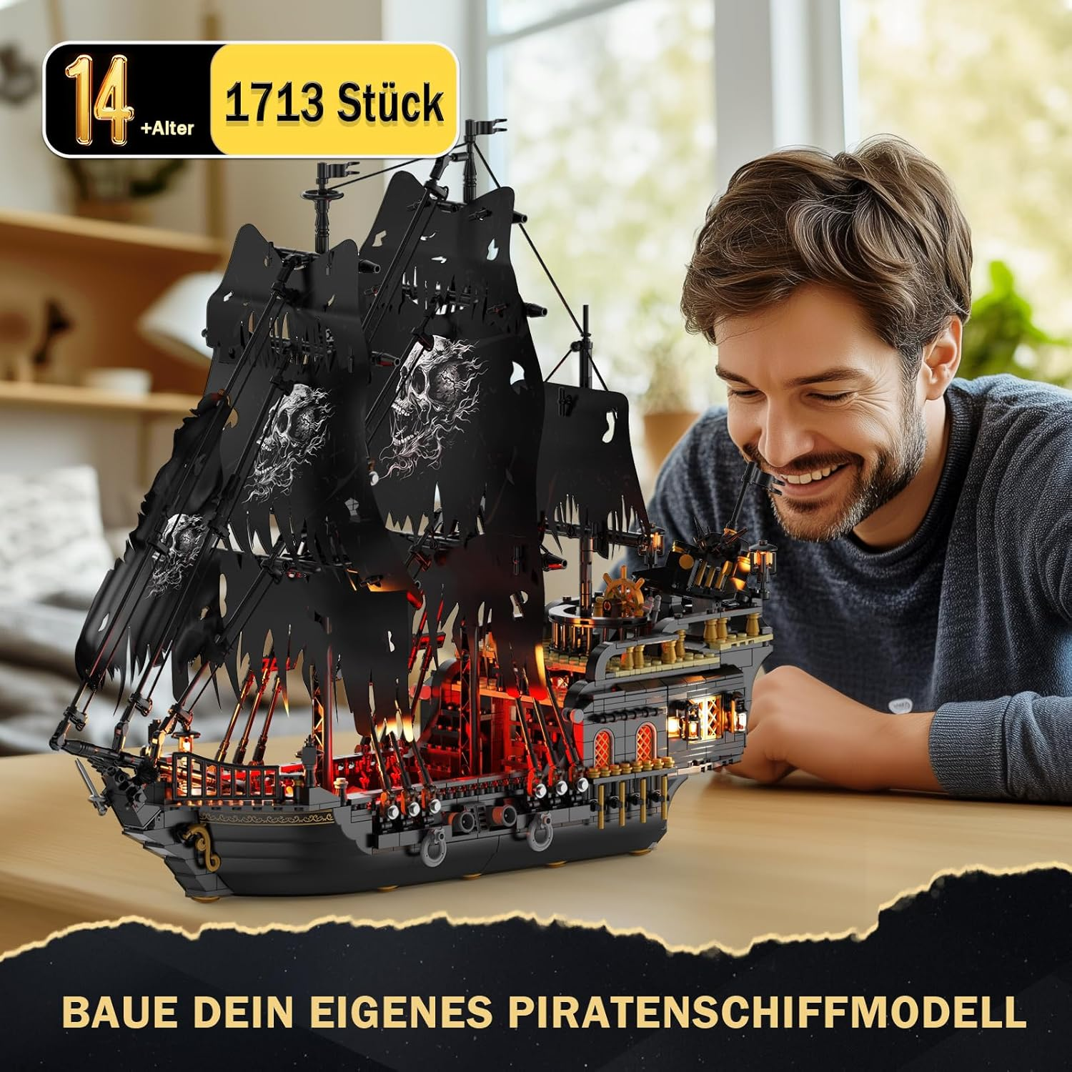 Jmbricklayer Pirate Ship Kit 40002-1 image number 6