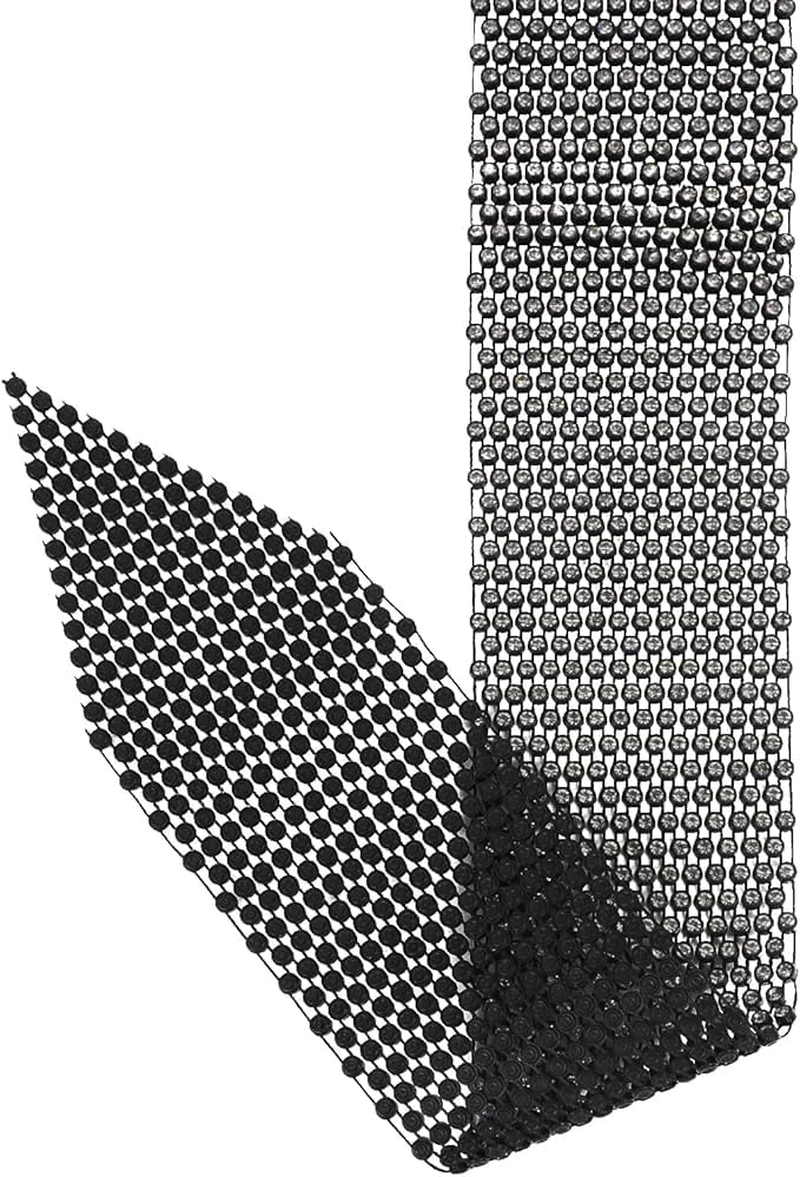 Sparkling Sequin Mesh Neck Tie Long Diamond Necktie Narrow Scarf Crystal Choker Neckerchief Party Club Costume for Women Men image number 4