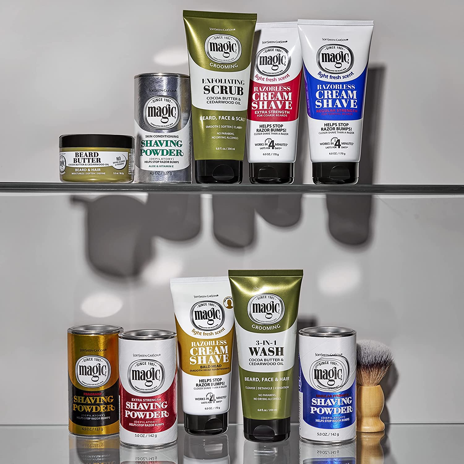 Softsheen-Carson Magic Skin Conditioning Shaving Powder, 4.5 Oz image number 4