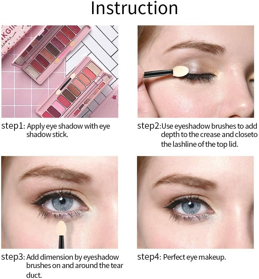 Eyeshadow Applicators, Eyeshadow Brush Sponge Applicator 50Pcs Disposable Eyeshadow Brush Eyeshadow Sponge Brush Eye Makeup Applicators(Black) image number 2