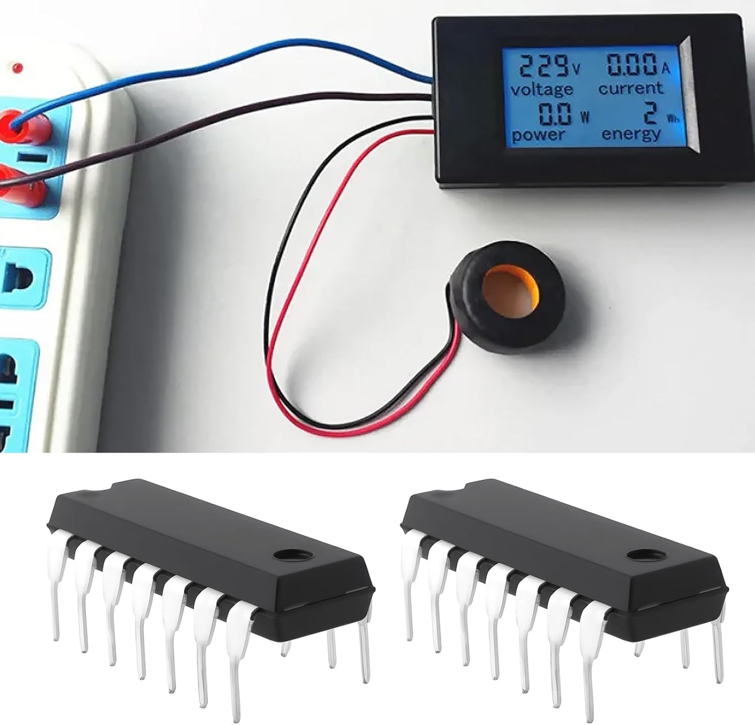 YINETTECH 20Pcs LM339N Low Power Quad Voltage Comparators IC 36V DIP-14 image number 2