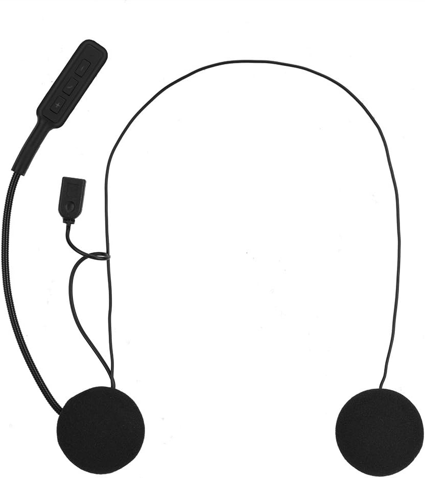 Wireless Bluetooth Helmet Headset for Motorcycle Communication with Music Speakers and Earphone Compatibility for Hands-Free Audio and Crystal Clear Sound Quality image number 6