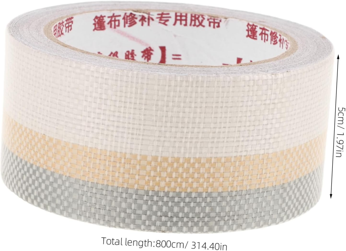 KICHOUSE Self-Adhesive Tape for Canvas Repair Seaming Tape Maintenance for Outdoor Use image number 4