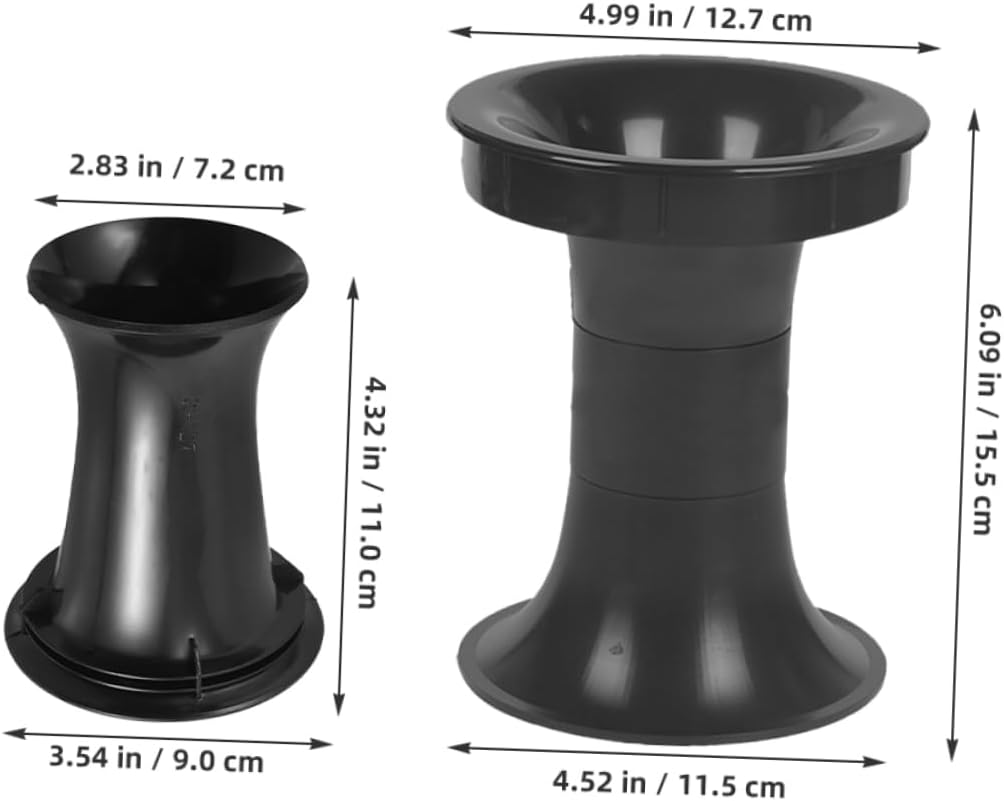 WATIIFUFU 2Pcs Bass Reflex Port Tubes for Enhanced Low Frequency Response Stylish Speaker Parts Accessories Improves Sound Quality Airflow Extends Speaker Lifespan for Music Enthusiasts image number 6
