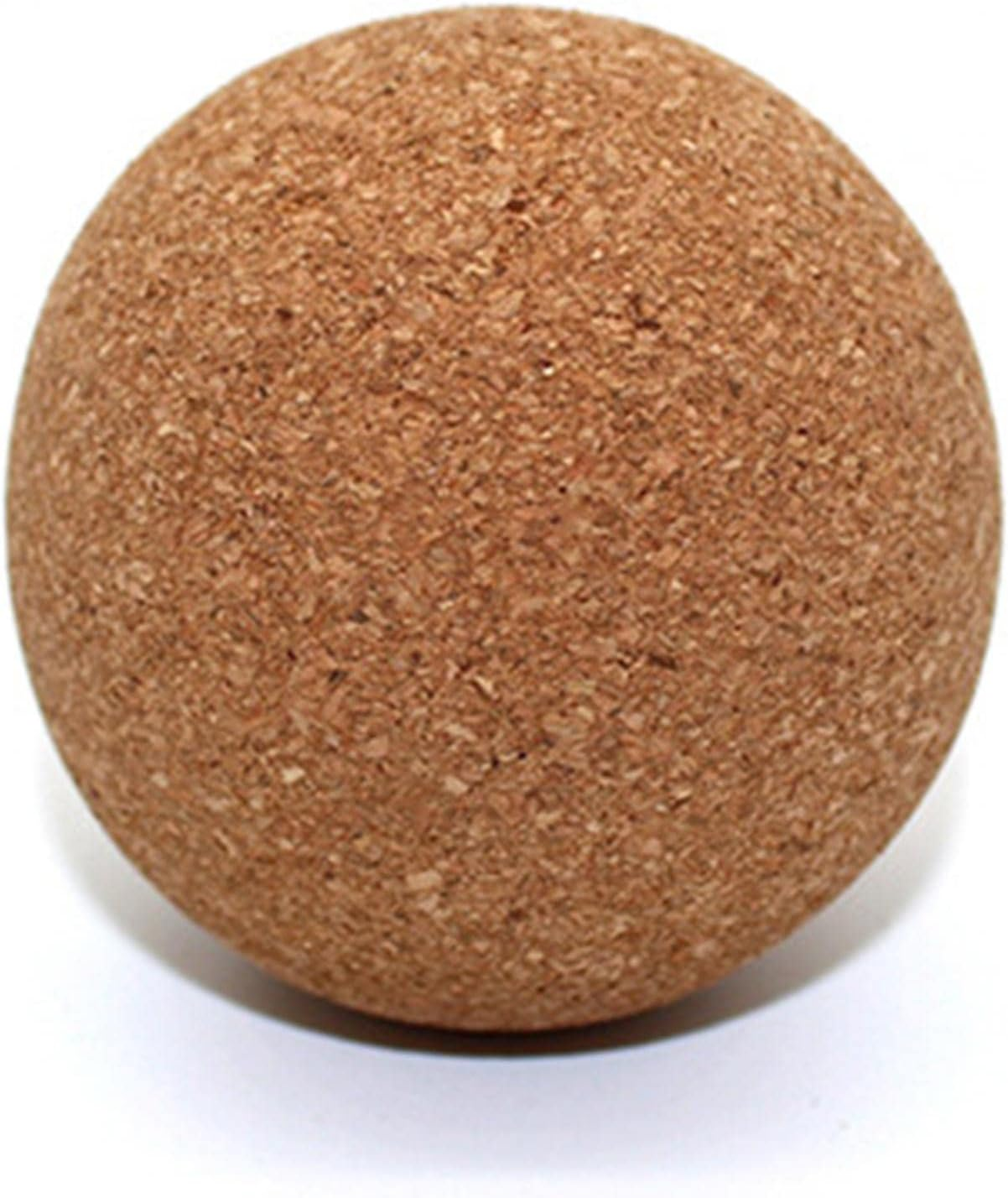 Cork Fascia Balls Roller Lightweight Accessories for Fitness Trainers Washable Manual Massage Ball for Training Sports Gym, 5Cm image number 1