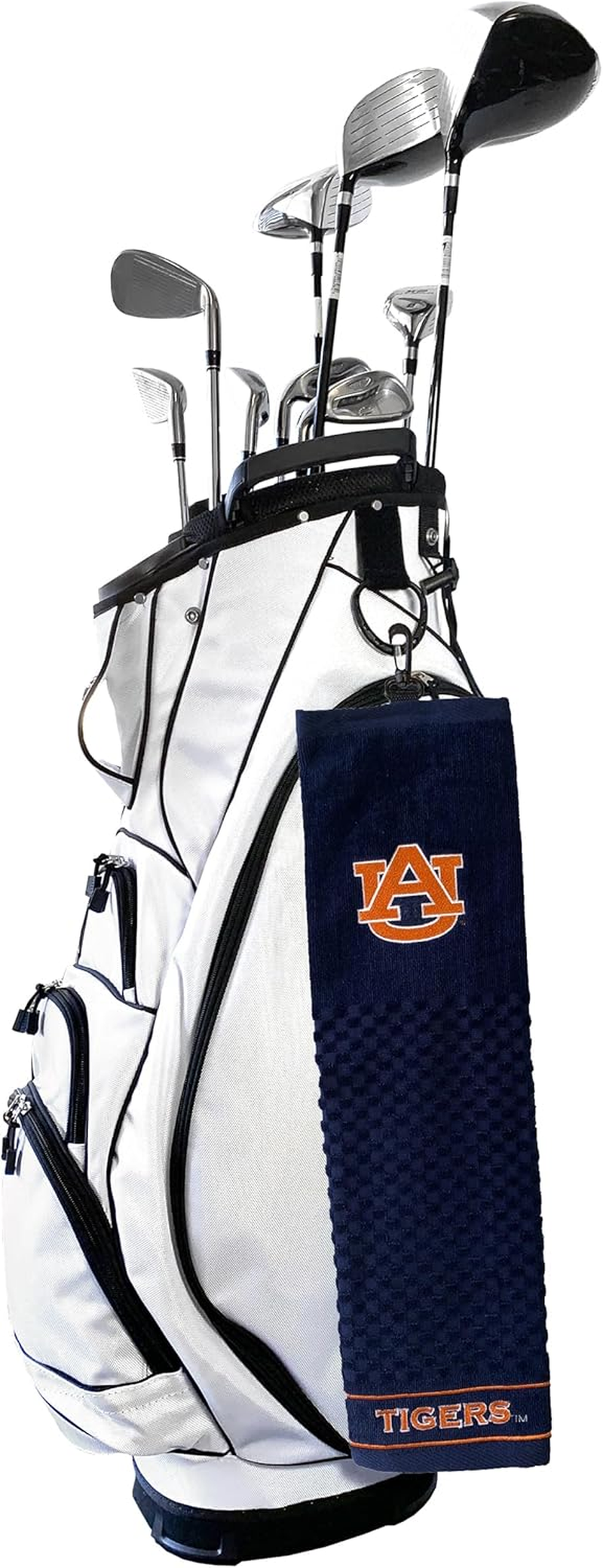 Team Golf NCAA Embroidered Golf Towel, Checkered Scrubber Design, Embroidered Logo