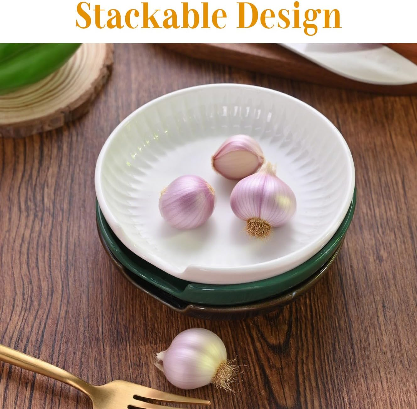 Ceramic Spoon Rest for Counter-12Cm Spoon Holder for Stove Top & Kitchen Bench,Heat Resistant,Modern White Kitchenware for Aussie Kitchen, Protects from Drips, Dishwasher Safe, 1 Pcs,(White) image number 3