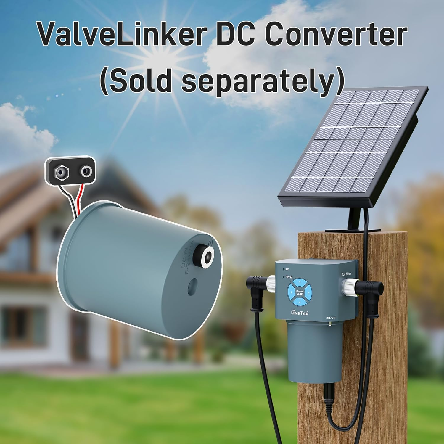 Linktap Q1 4-Zone Wireless Water Timer & Gateway, 4 Separate Ports, 4 Built-In Flow Meters, Equals Four G2S Smart Hose Timers, Easy Install & Use image number 6