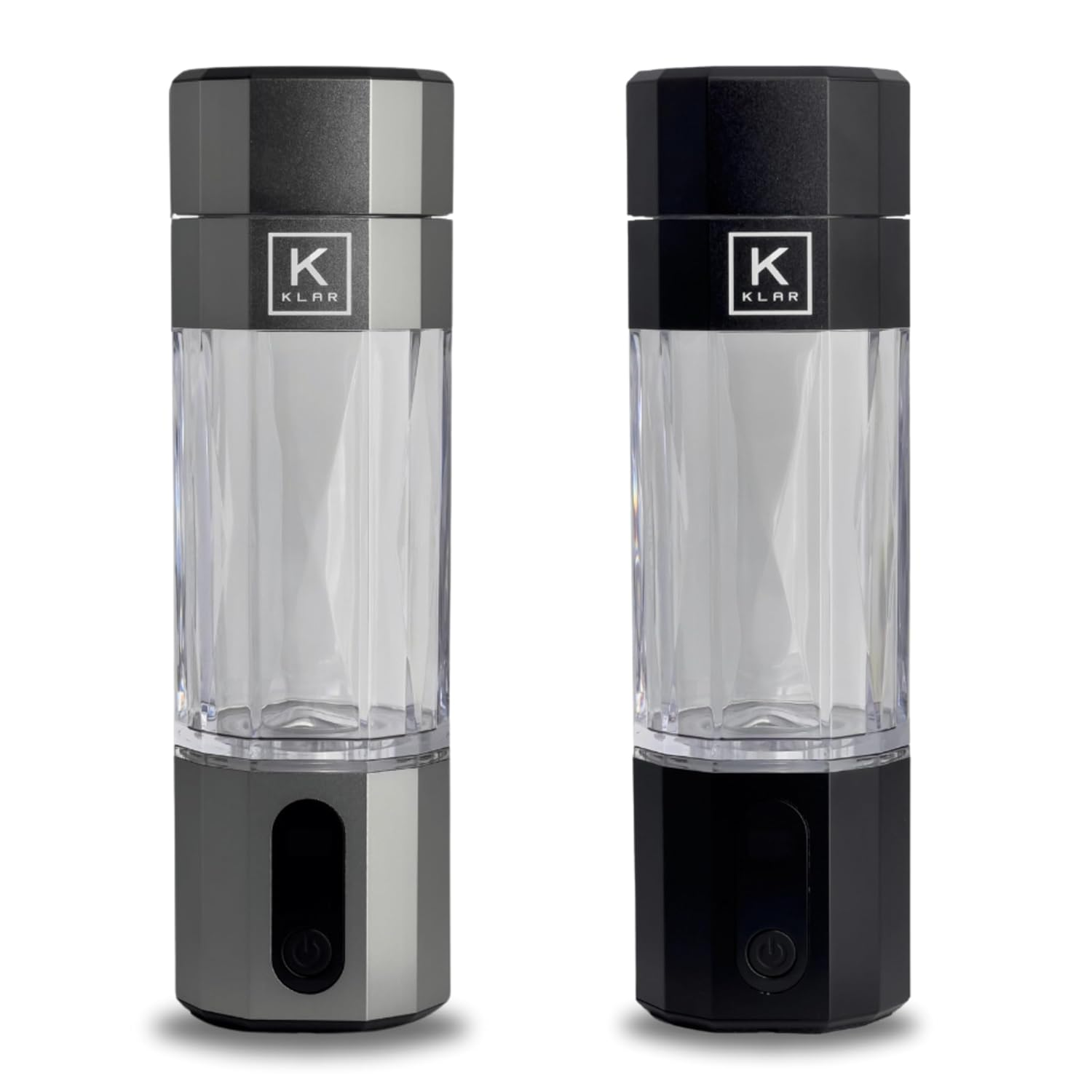 KLAR Elite Hydrogen Water Bottle - 15,000Ppb / 15Ppm - Market Leading Hydrogen Rating - Antioxidant Rich Water - Portable Hydrogen Generator - Premium Quality Bottle - AUS Owned. (Titanium Silver) image number 2