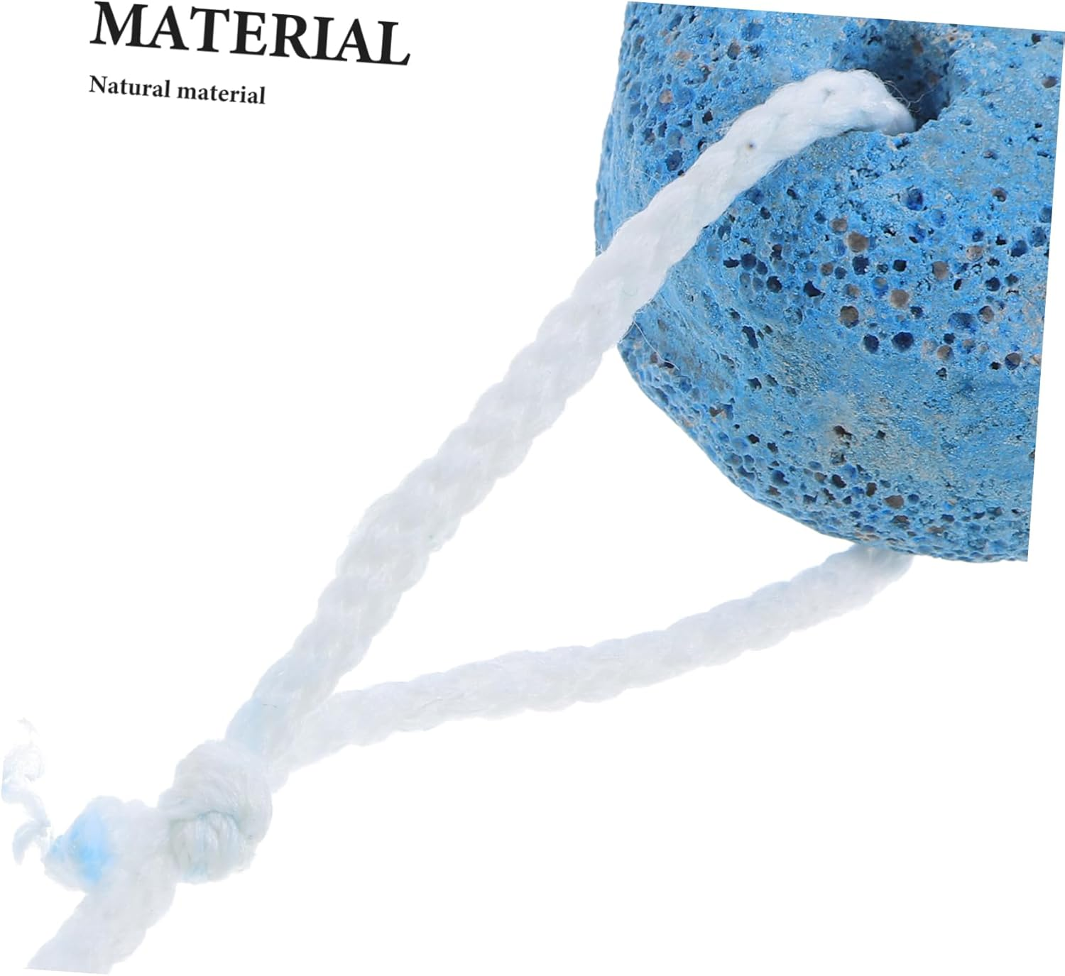 Ipetboom Oval Blue Pumice Stone for Feet and Hands Volcanic Hard Skin Callus Remover with Ergonomic Comfortable Grip Reusable Pedicure Rasp for Corn and Foot Skin Scrubbing image number 5