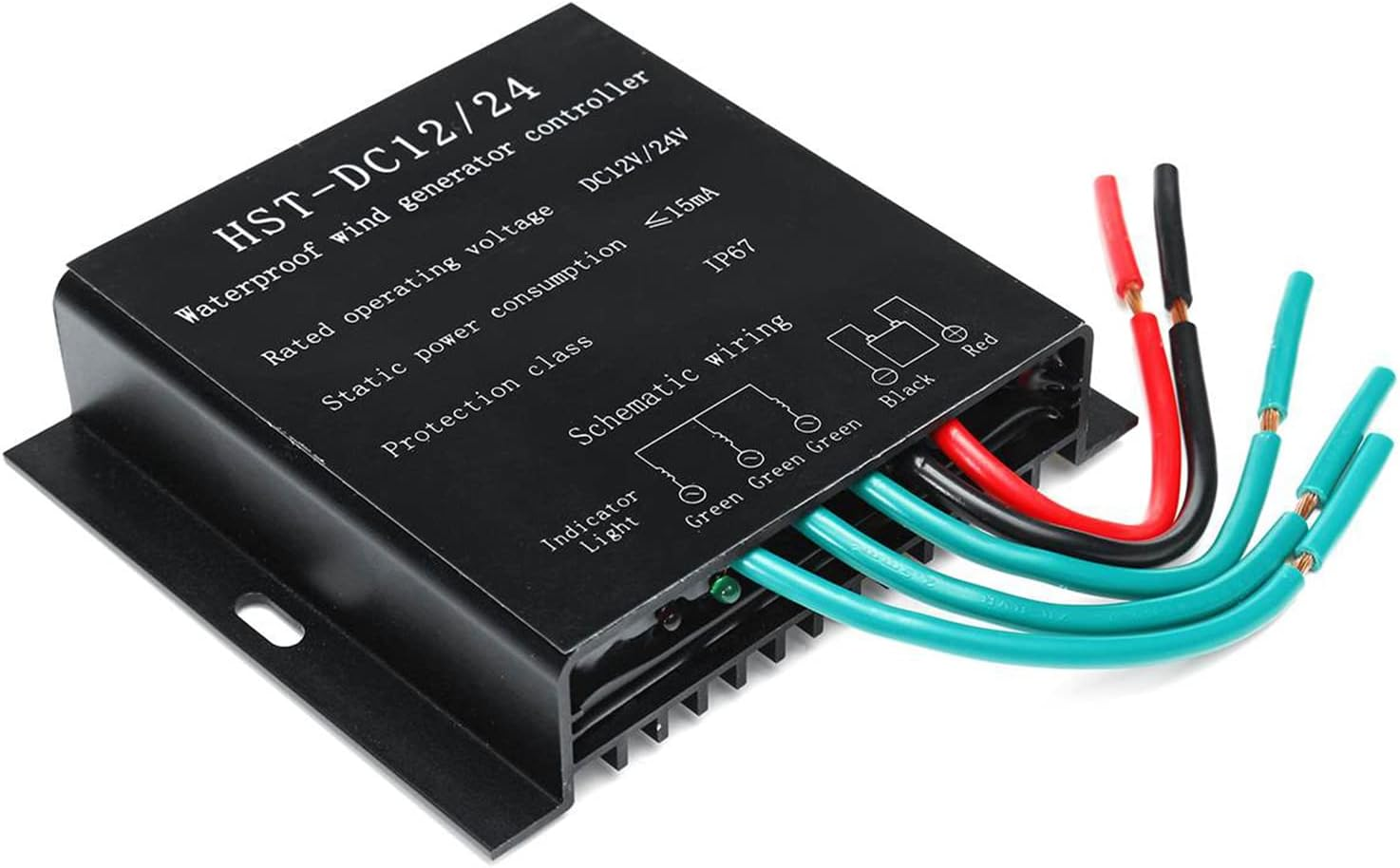 1000W Wind Turbine Charge Controller DC12-24V IP67 Waterproof Wind Turbine Generator Charging Regulator,12V image number 4