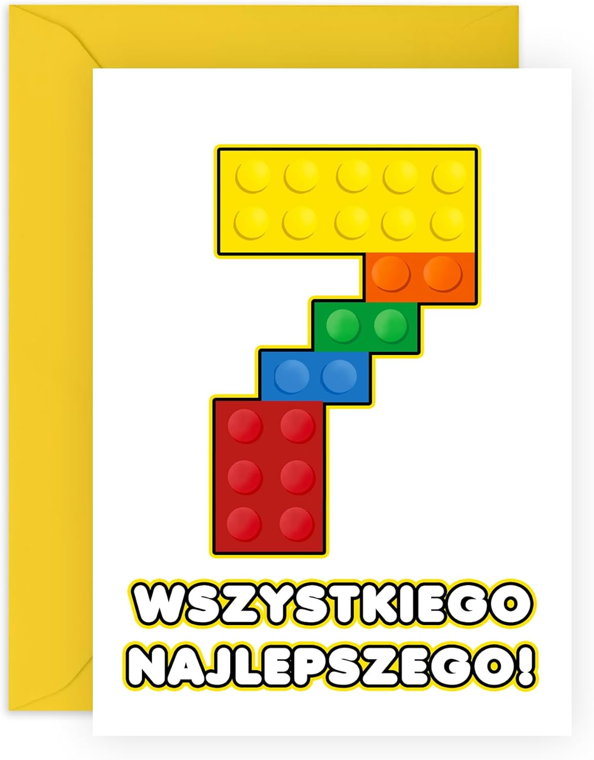 Central 23 6. Urodziny - 6 Klock&oacute;w - Karta Z Kamieniem Milowym Dla Malucha W Wieku Sześciu LAT - 6. Urodziny - Klocki - Prezenty Dla Chłopc&oacute;w, Wnuk&oacute;w I Siostrzeńc&oacute;w - Z Naklejką image number 5