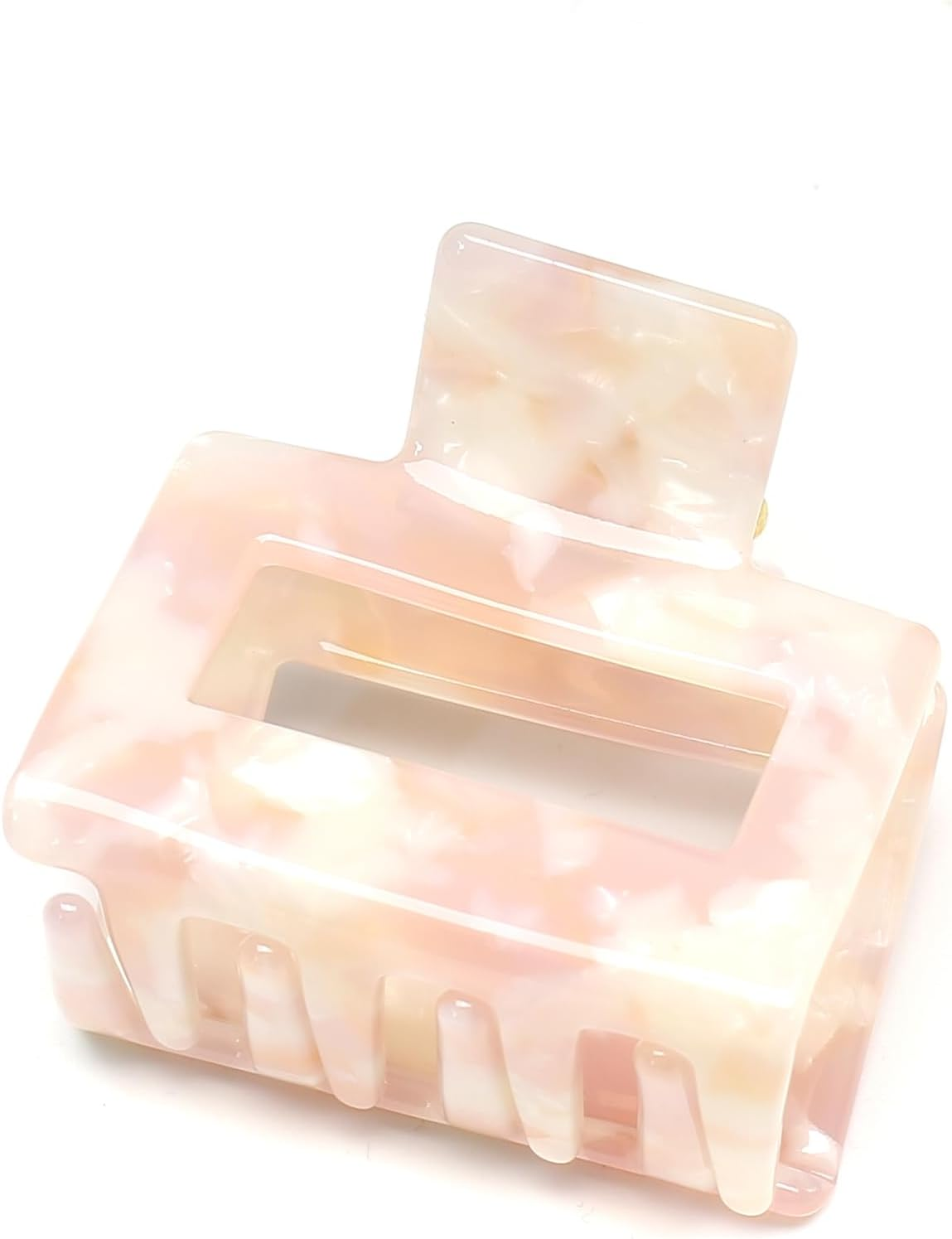 Qingoo Small Cellulose Acetate Hair Clip Beautiful Women'S Hair Clip Headdress Elegant Hair Accessory 1 Piece (5.2 Cm X 4.8 Cm, Purple Red) image number 6