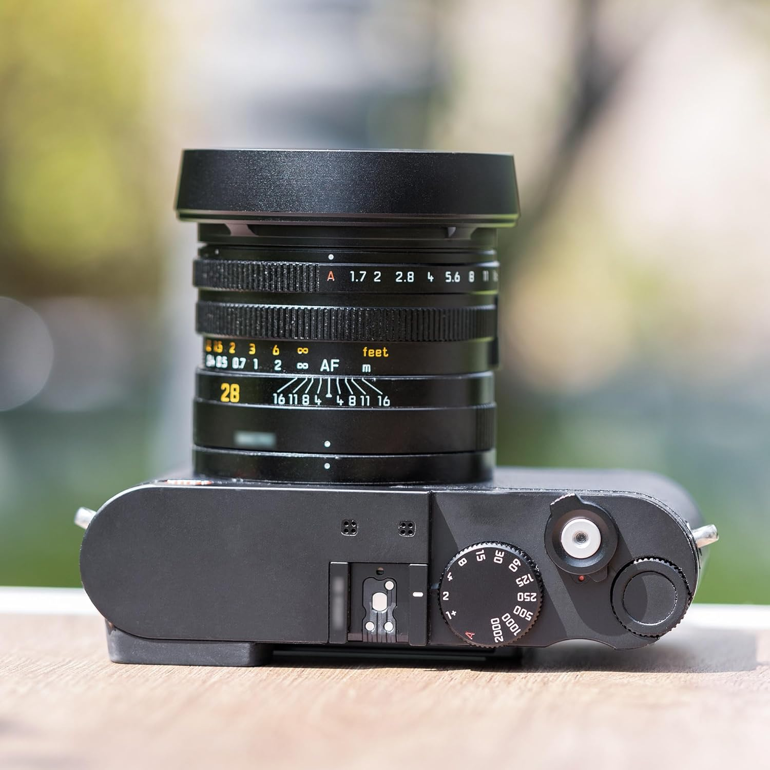 JJC Aluminium Alloy Lens Hood for Leica Q3 Q2 Q Camera Lens, Black, Standard, Aluminum Alloy with Lens Cap Protection