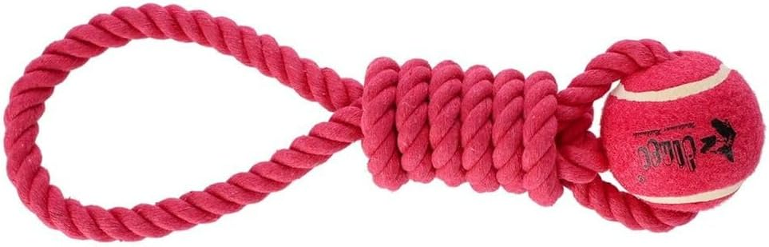 Dingo Pink Cotton Dog Toy 30071
