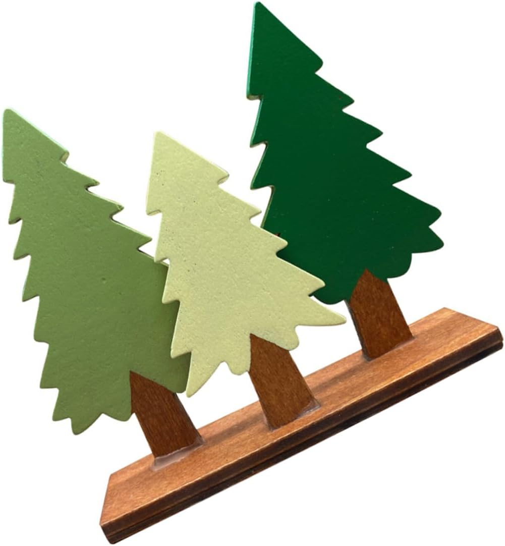 CHILDWEET Artificial Christmas Tree Fake Tree Model Fine Craftsmanship Sturdy for Home Office Car Showcase for Special Occasions