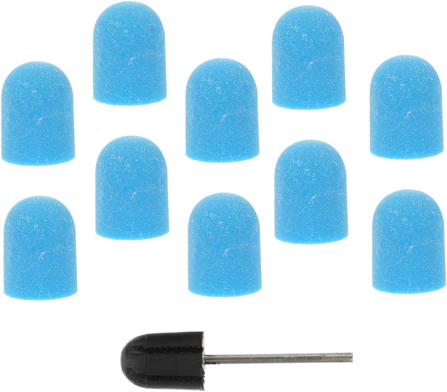 SOESFOUFU Nail Sanding Caps Set Pcs Manicure Sand Cap Nail Polishing Tools Wear and Break Resistant Portable Design