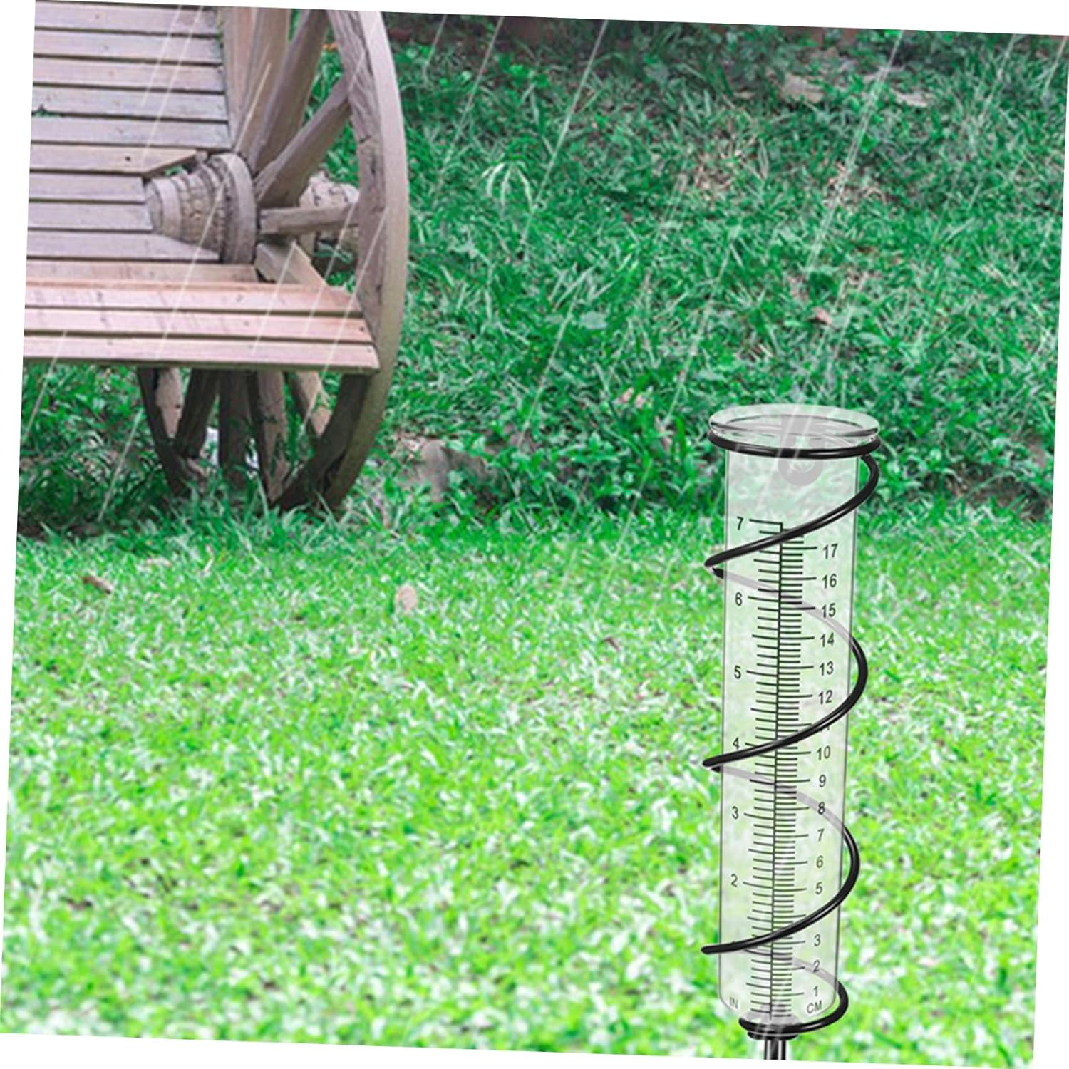 Balacoo 3Pcs Outdoor Rain Gauge with Scale Plastic Tubes Freeze and Crack Resistant Rainwater for Accurate Lawn and Garden Measurement image number 5