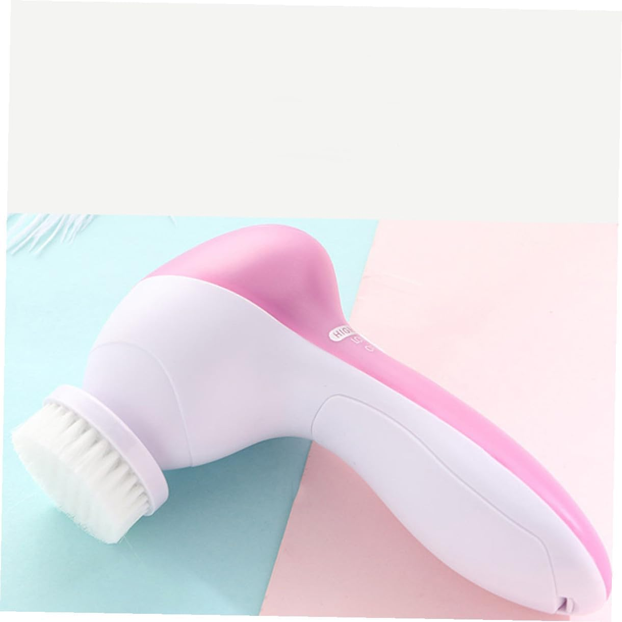 JEWEDECO Electric Face Washing Cleaner with Soft Brush Heads for Deep Pore Cleansing and Gentle Exfoliation Compact Rechargeable Facial Scrubber for Women and Men Portable Skin Cleansing image number 1