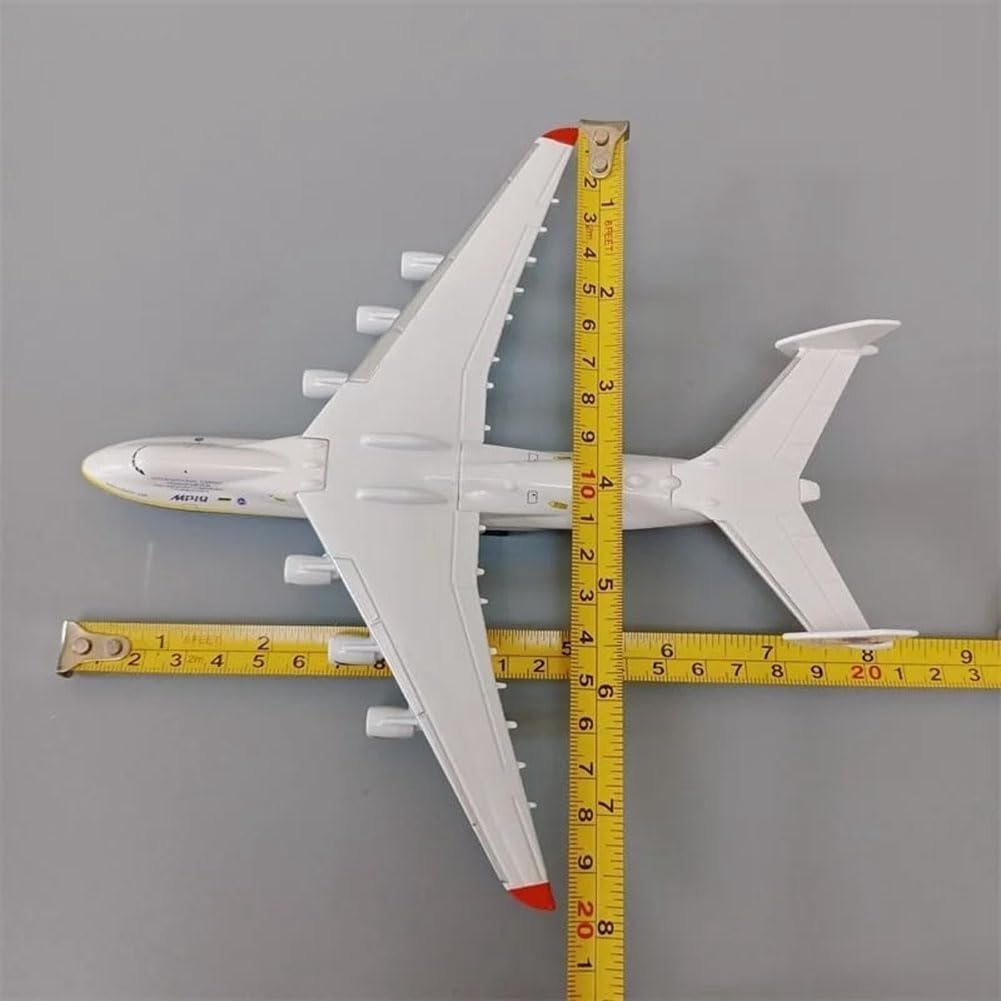 AUJING 1/400 Antonov An-225 Mriya Large Transport Airplane Model, Metal Alloy Aircraft Model Kit for Collecting and Gift, Home Office Decoration image number 1