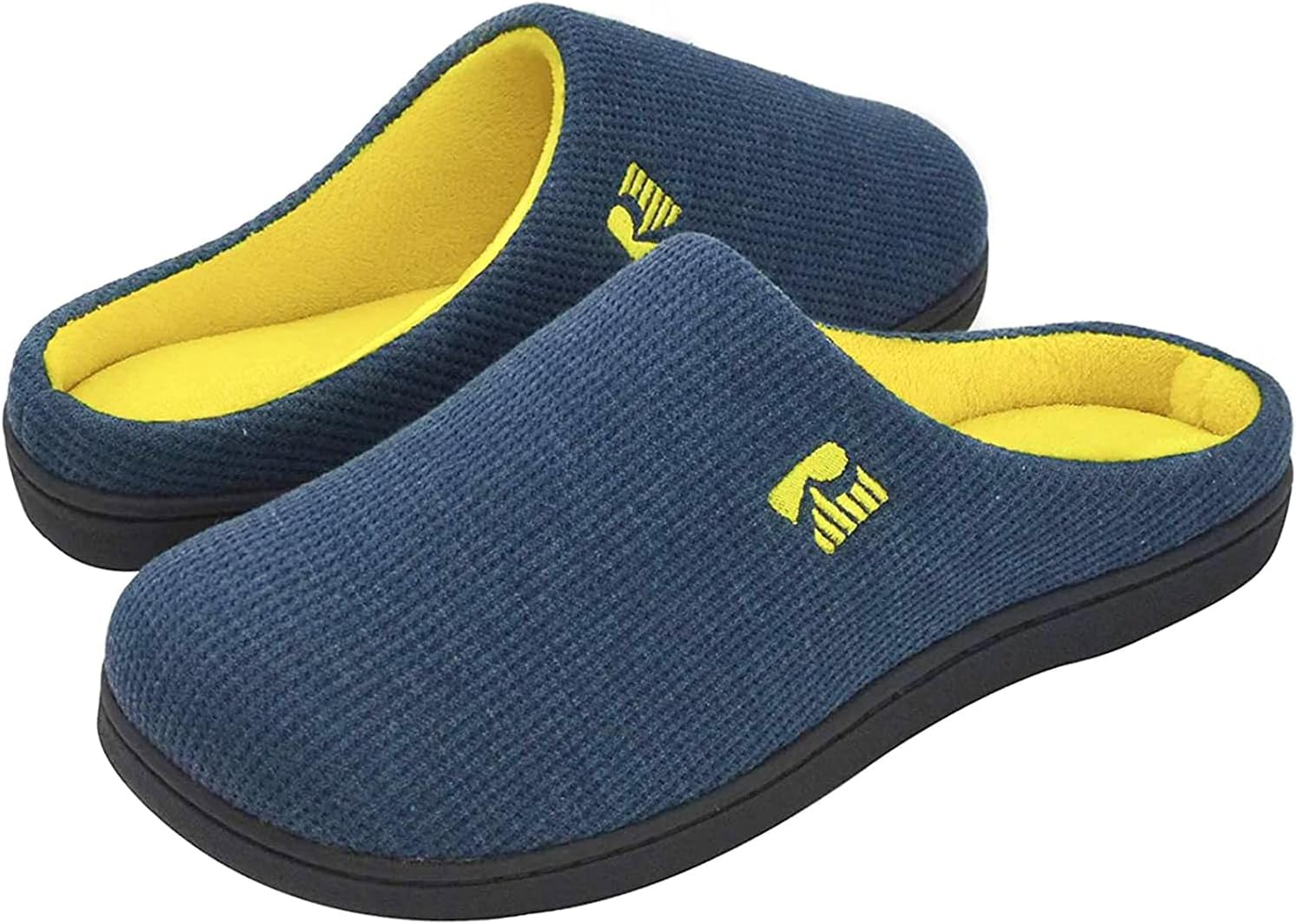 Rockdove Men'S Original Two-Tone Memory Foam Slipper