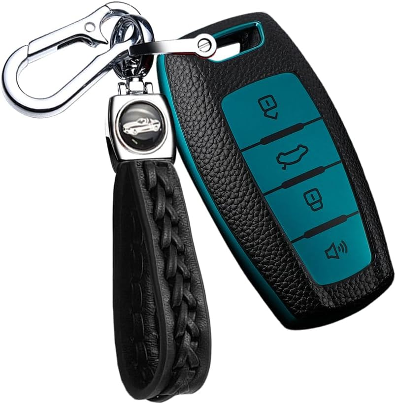 Ontto Car Key Fob Cover Keyring Fit for Great Wall Haval Hover H1 H4 H6 H7 H9 F5 F7 H2S GMW Coupe Key Case TPU Smart Key Shell Holder Bag Keychain Protector Decorative Accessories